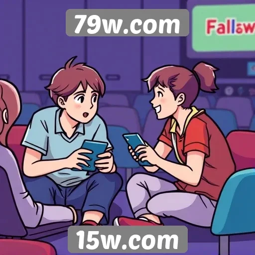 Recursos de interação social em 79w.com